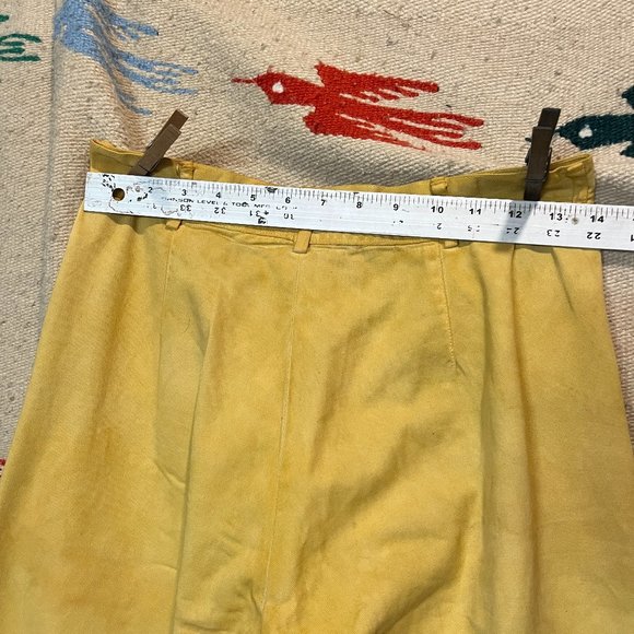 Vintage Overdye US Navy Sailor Pants High Waist 29" BUTTON fly Jesse Kamm Rawson - Picture 16 of 16